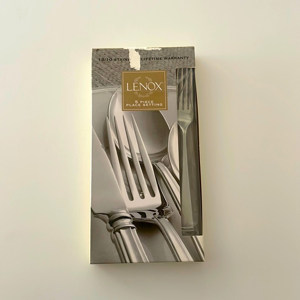 Lenox Federal Platinum 5-Piece Flatware Set